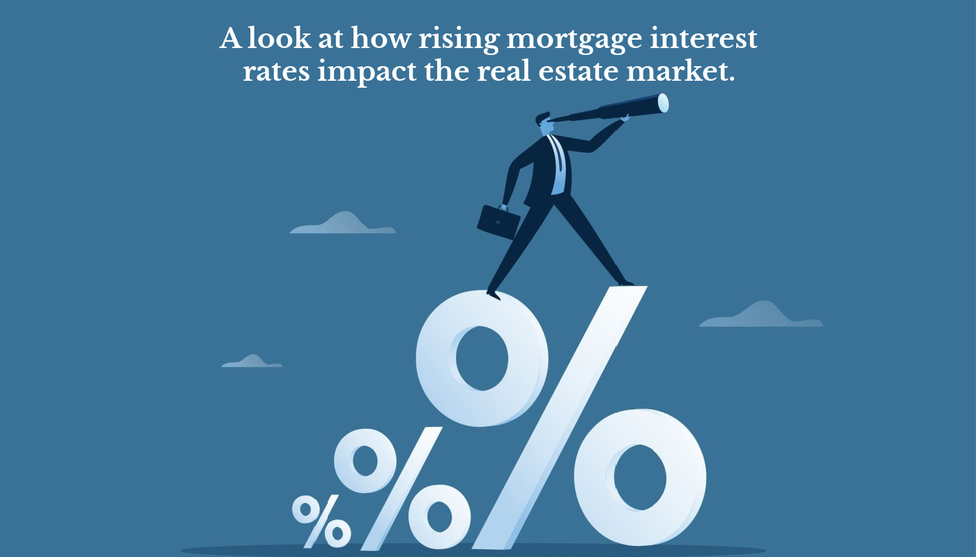 A look at how rising mortgage interest rates impact the real estate market.
